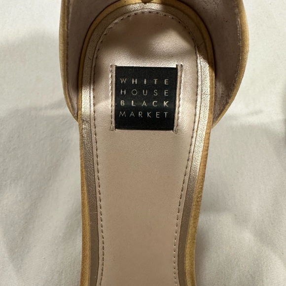 Block heels with scalloped ankle strap size 9.5 - Picture 3 of 4